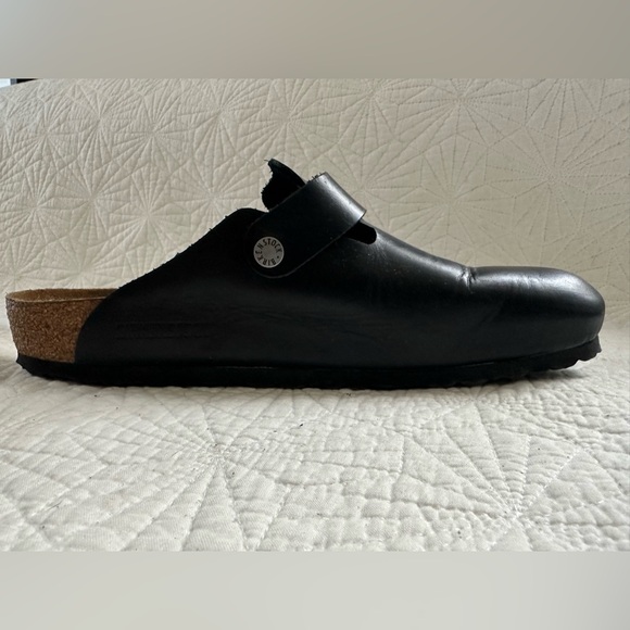 Birkenstock Clogs Men in Color Black Leather in EU size 43 - Picture 8 of 11